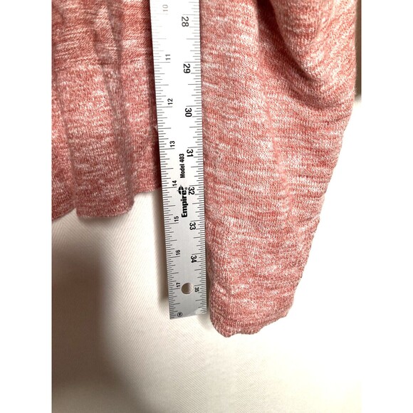 Madewell Summer Ryder Waterfall Cardigan Sweater in Marled Rose Size XXL NWT - Picture 8 of 10